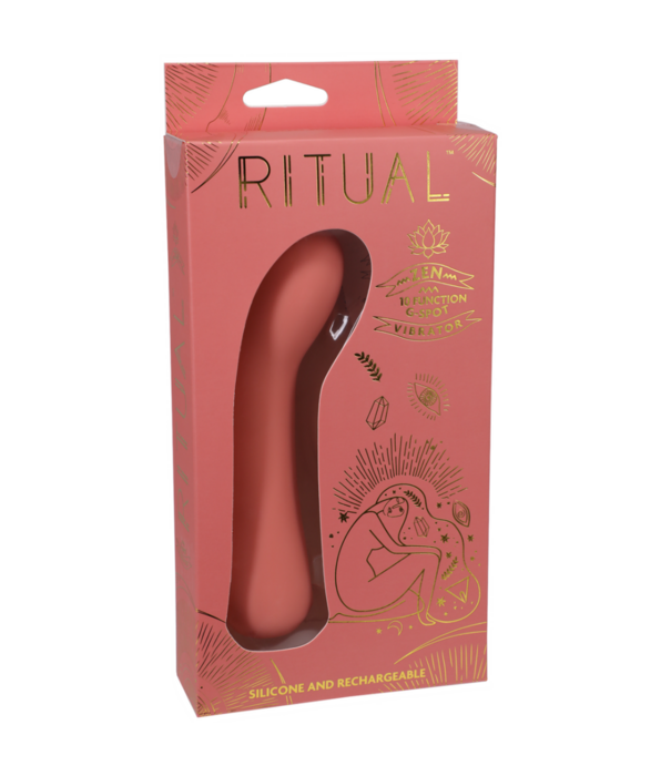 Doc Johnson Zen - Oplaadbare Silicone G-Spot Vibe - Koraal