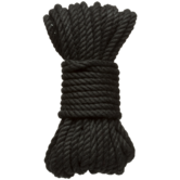 Bind en Tie - 6mm hennep bondage touw - 30 ft - zwart
