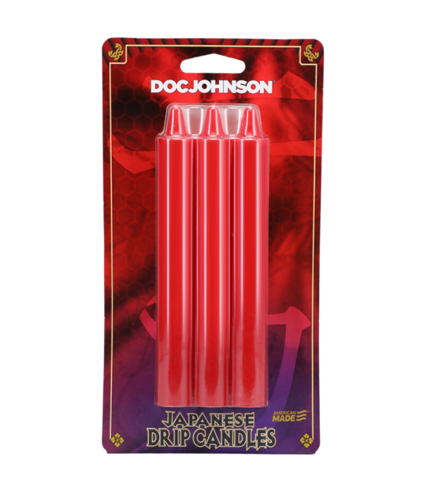 Doc Johnson Japanse Drip Kaarsen - Rood