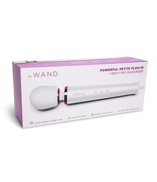 Le Wand  Le Wand Petite Wand Massager – Luxe compacte plug-in massager – Wit