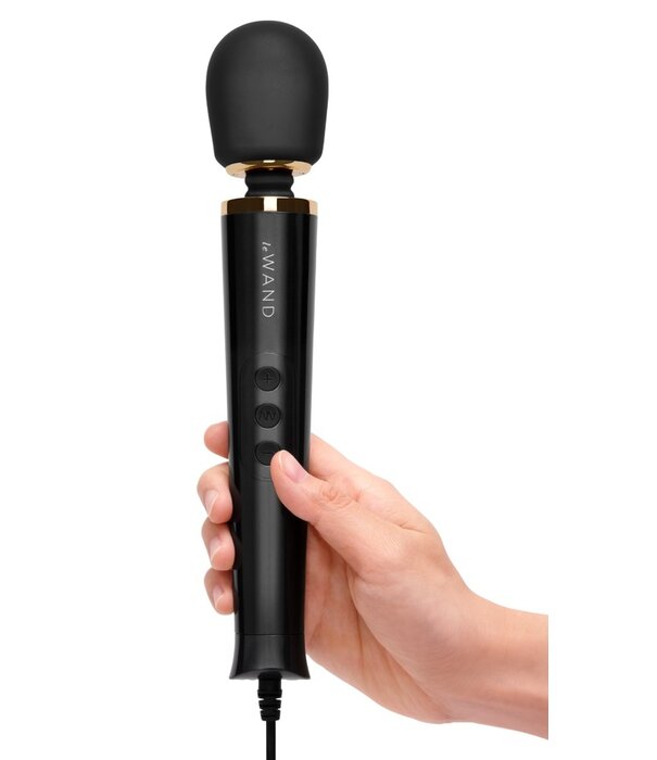 Le Wand  Le Wand Petite Wand Massager – Luxe compacte plug-in massager – Zwart