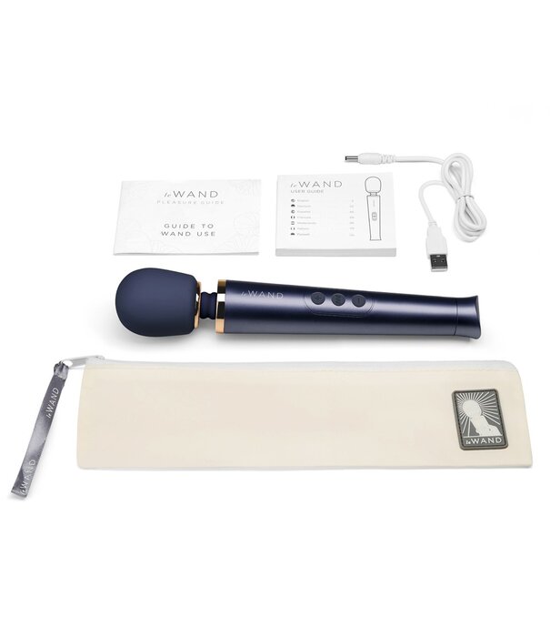 Le Wand  Le Wand Petite Rechargeable Massager – Compacte luxe massager – Navy
