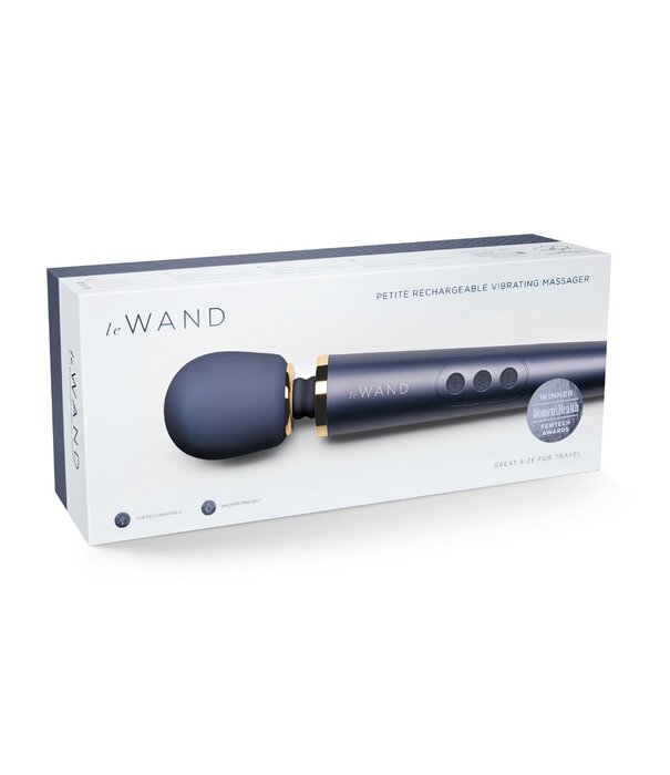 Le Wand  Le Wand Petite Rechargeable Massager – Compacte luxe massager – Navy