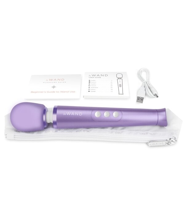 Le Wand  Le Wand Petite Rechargeable Massager – Compacte luxe massager – Violet