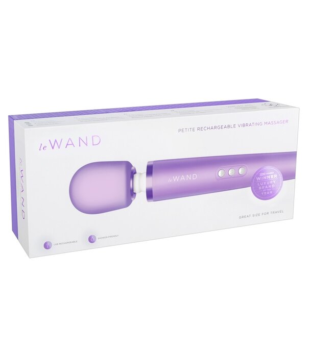 Le Wand  Le Wand Petite Rechargeable Massager – Compacte luxe massager – Violet