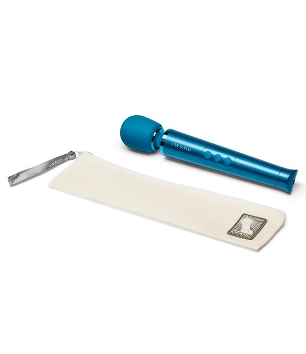 Le Wand  Le Wand Petite Rechargeable Massager – Compacte luxe massager – Blauw