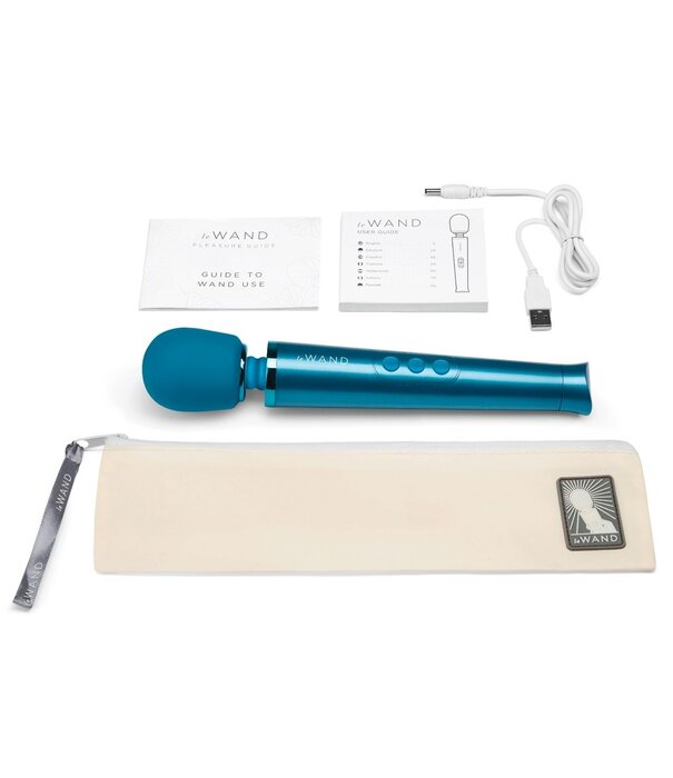 Le Wand  Le Wand Petite Rechargeable Massager – Compacte luxe massager – Blauw