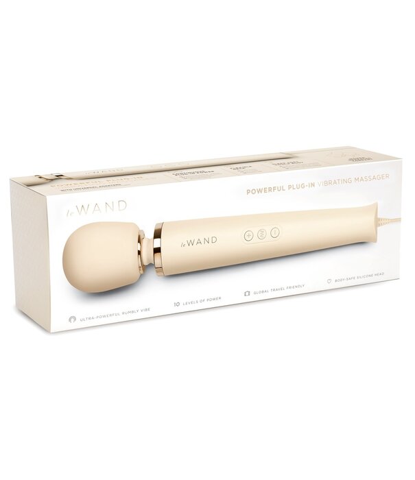 Le Wand  Le Wand Plug-In Massager – Luxe krachtige massagestaaf – Creame plug-in massager