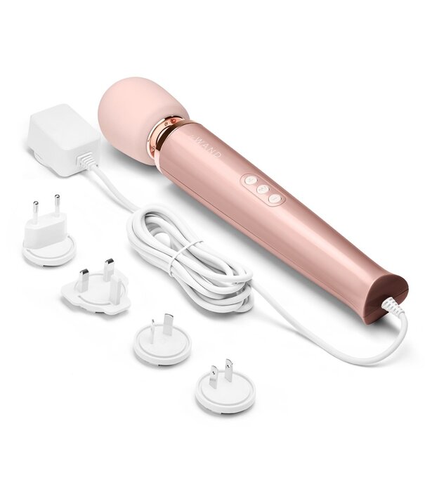 Le Wand  Le Wand Plug-In Massager – Luxe krachtige massagestaaf – RoseG plug-in massager