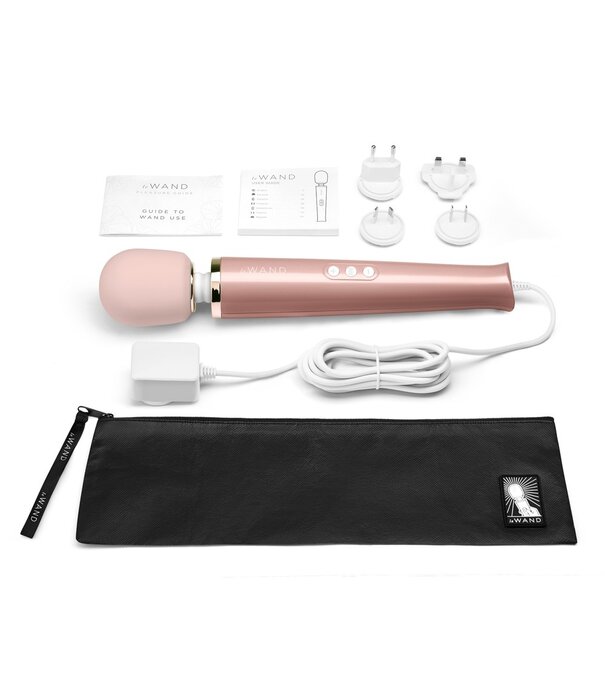 Le Wand  Le Wand Plug-In Massager – Luxe krachtige massagestaaf – RoseG plug-in massager