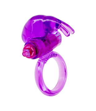 Ultra Soft Vibrating Jelly Rabbit Cockring