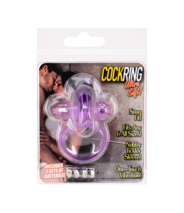 Seven Creations Ultra Soft Vibrating Jelly Rabbit Cockring