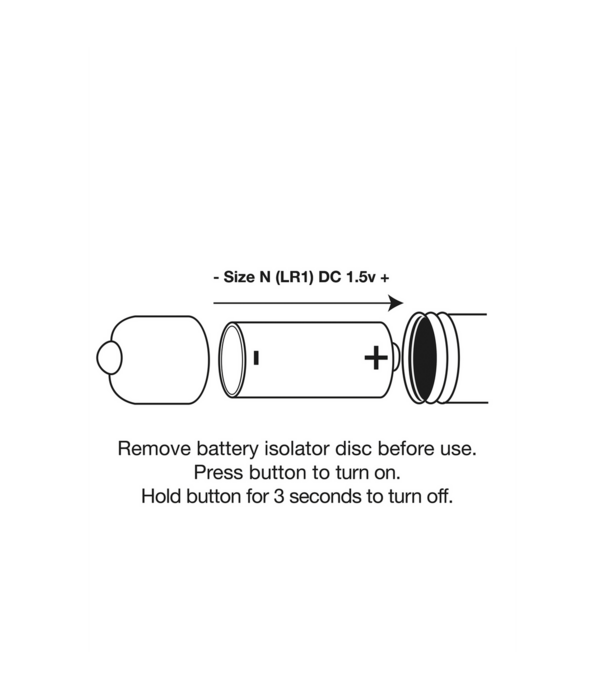 Rocks-Off Vibrerende Bullet met 1 Snelheid - 3.15 / 80 mm