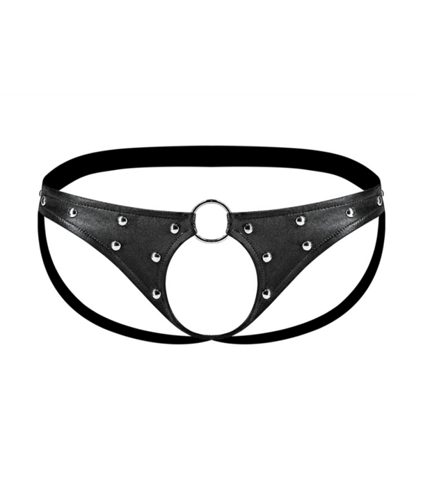 Male Power Cyclops - Crotchless Jock - L/XL - Zwart