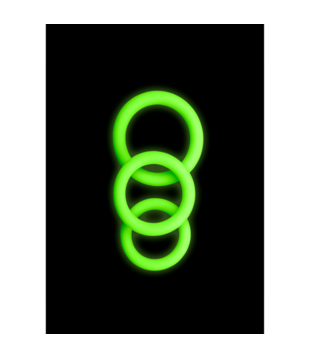 Cockring Set - Glow in the Dark - 3 Stuks