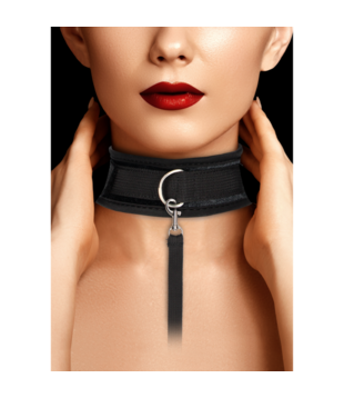 Velvet Verstelbare Halsband met Lijn