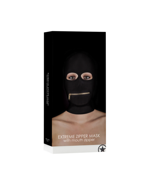 Ouch! by Shots Extreme Zipper Mask met Mond Rits