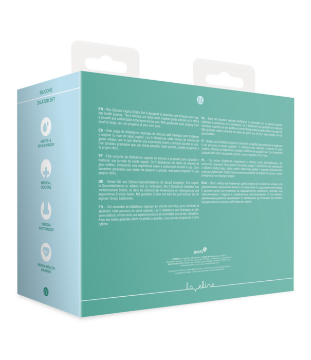 Loveline by Shots Siliconen Vagina Dilator Set - Multicolor