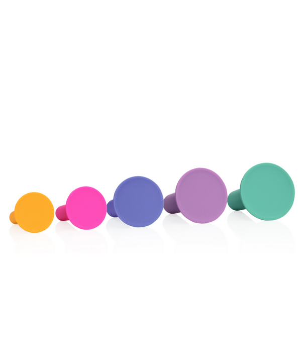 Loveline by Shots Siliconen Vagina Dilator Set - Multicolor