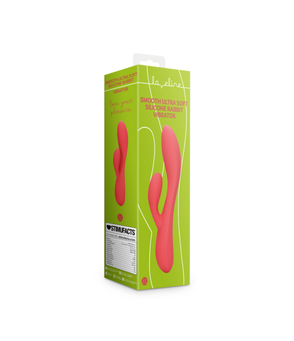 Loveline by Shots Glad Ultra Zachte Silicone Rabbit Vibrator - Astro Dust