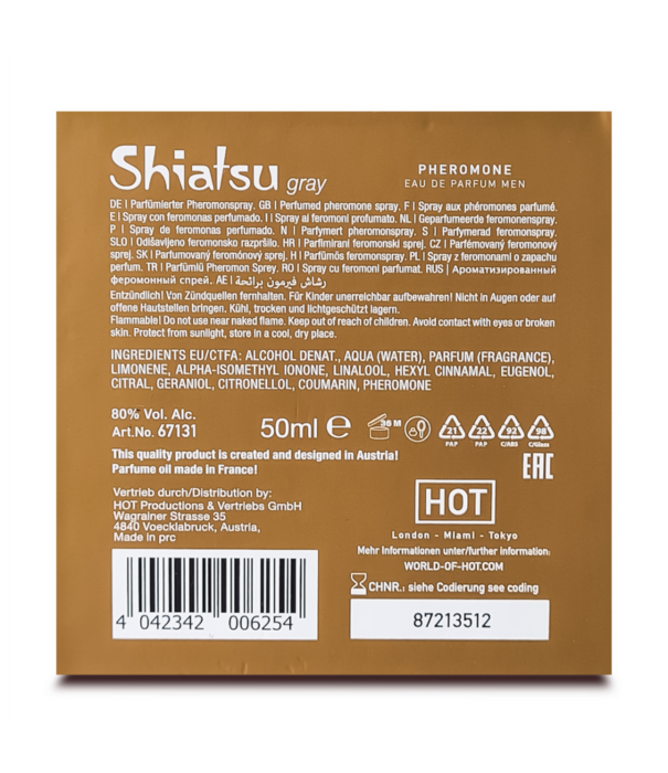 HOT Pheromon Geur - Man Grey - 50 ml