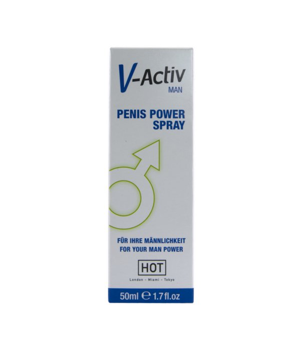 HOT V-Activ - Penis Power Spray voor Mannen - 2 fl oz / 50 ml