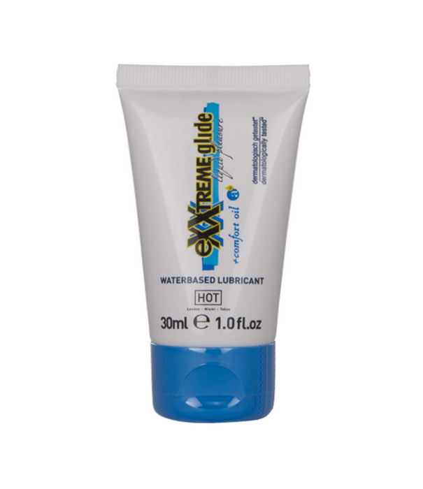 HOT Exxtreme Glide - Waterbased Lube met comfort Olie - 1 fl oz / 30 ml