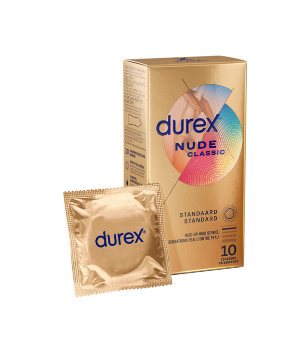 Durex Nude Classic - Condooms - 10 Stuks