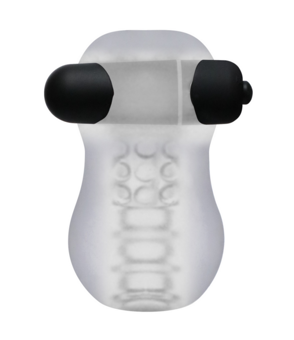 Doc Johnson GoodHead - Helping Head Pro - Vibrerende Masturbator Slede - Frost