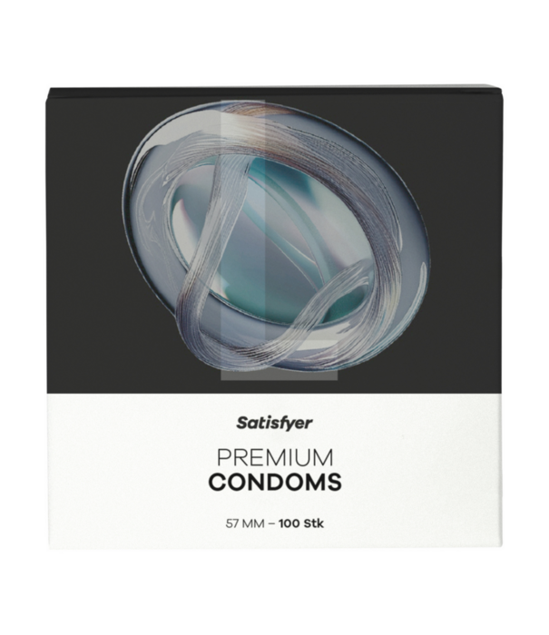 Satisfyer Condooms - Maat L - 57mm - 100 Stuks