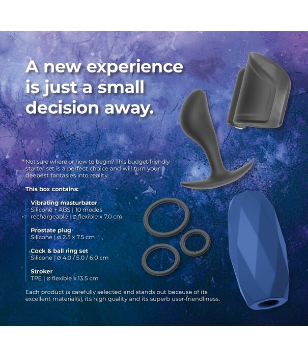 Magic Shiver Magic Shiver Men Love Toy Starter Set Masculine – 4-delige toyset