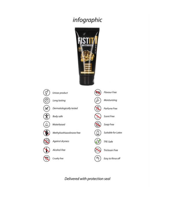 Fist It by Shots Waterbased Glijmiddel - 3.4 fl oz / 100 ml