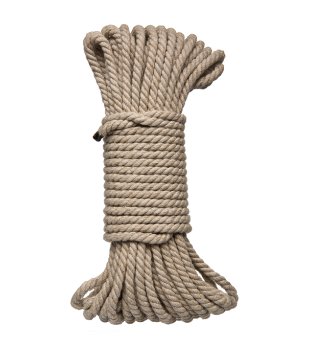 Doc Johnson Bind en Tie - 6mm Jute Bondage Touw - 50 ft - Natuurlijk