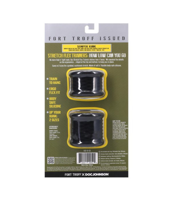 Doc Johnson Stretch Flex Trainers - Zwart