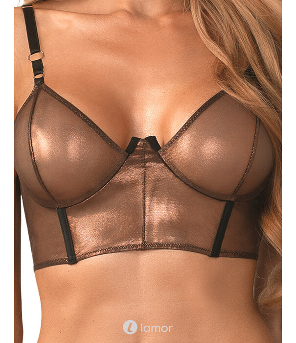 * OBSESSIVE Obsessive Soranna BH & Riostring Ouvert Set in Brons