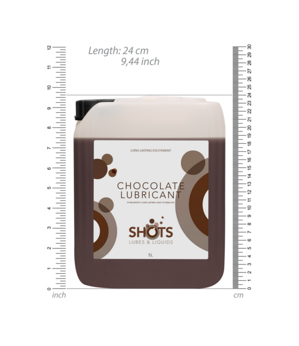 Shots Lubes  Liquids by Shots Smeermiddel - Chocolade - 1,3 gal / 5 l