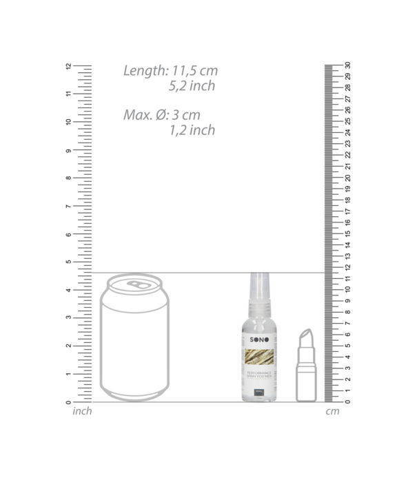 Sono by Shots Performance Spray voor Mannen - 1.7 fl oz / 50 ml