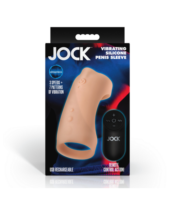 Curve Toys Vibrerende Siliconen Penis Sleeve - Licht