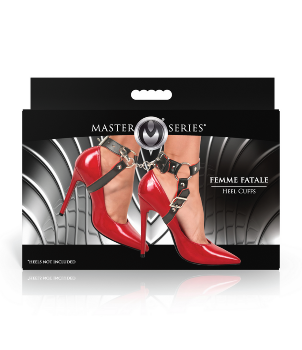 Femme Fatale - Hakmanchetten - Zwart/Rood