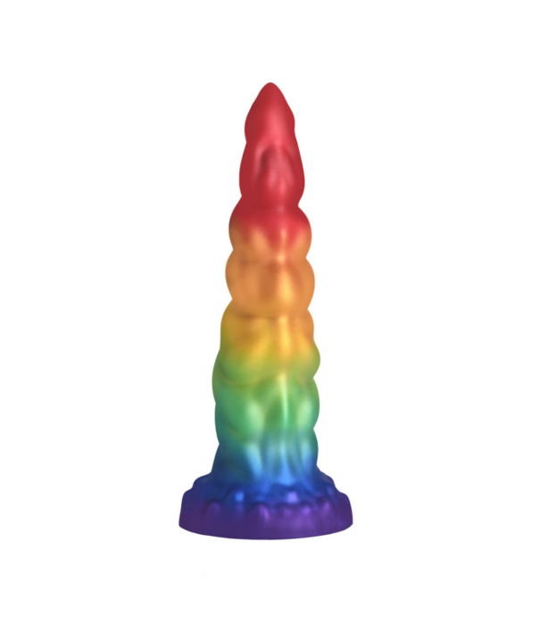 Magic Rider - Eenhoorn Silicone Dildo - Regenboog