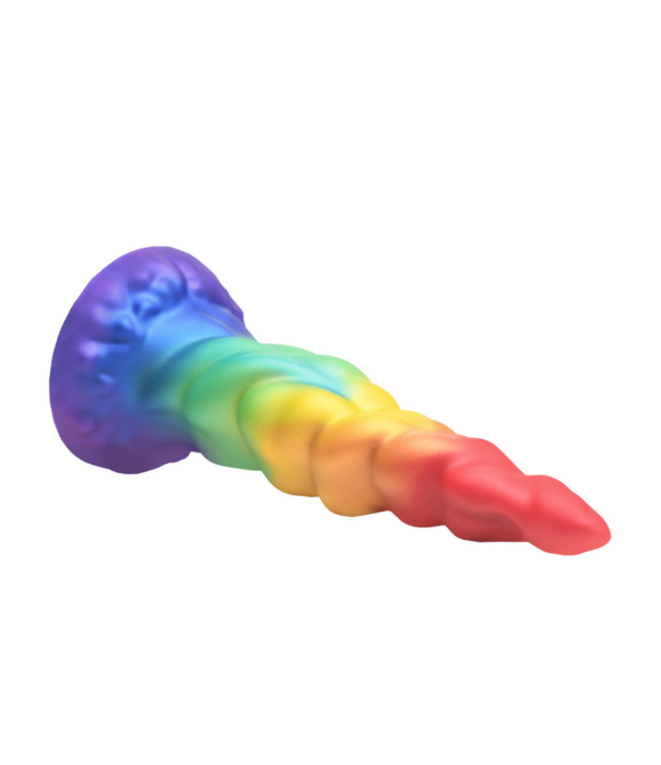 Magic Rider - Eenhoorn Silicone Dildo - Regenboog