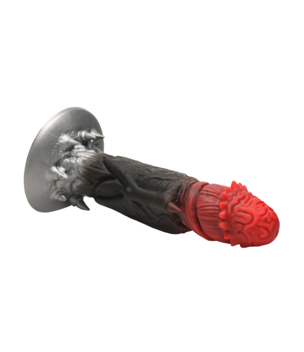 Count Cockula - Siliconen Dildo - Rood/Zwart