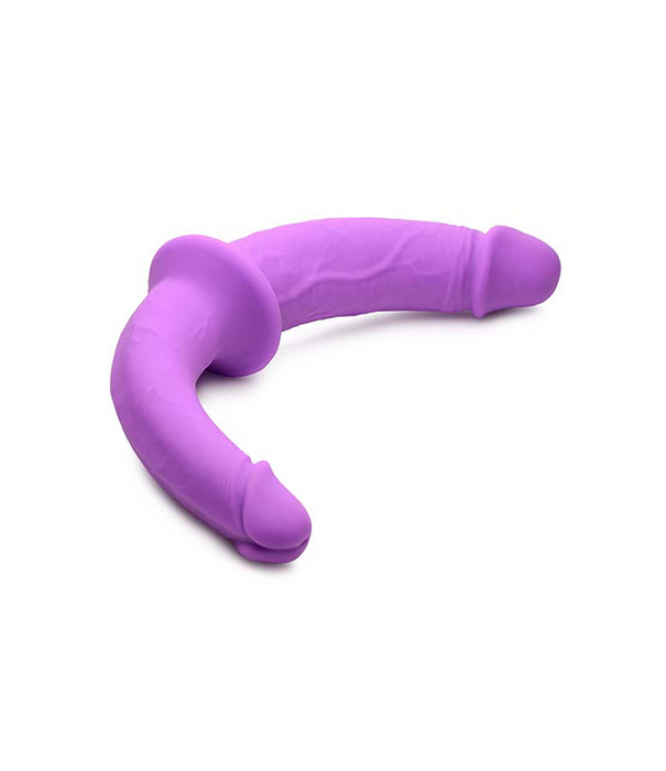 Double Charmer - Silicone Double Dildo met Harness