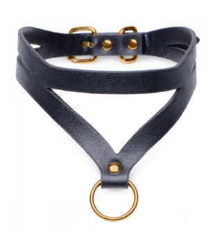 Bondage Baddie - Halsband met O-Ring