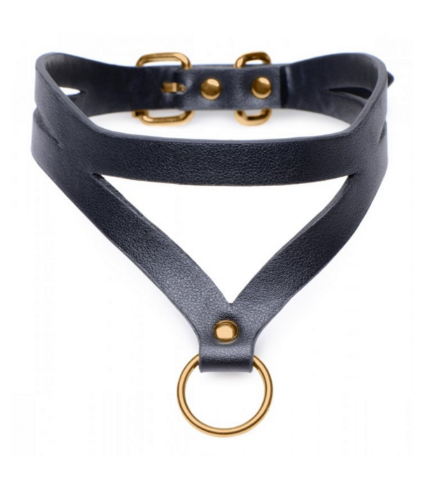 Bondage Baddie - Halsband met O-Ring