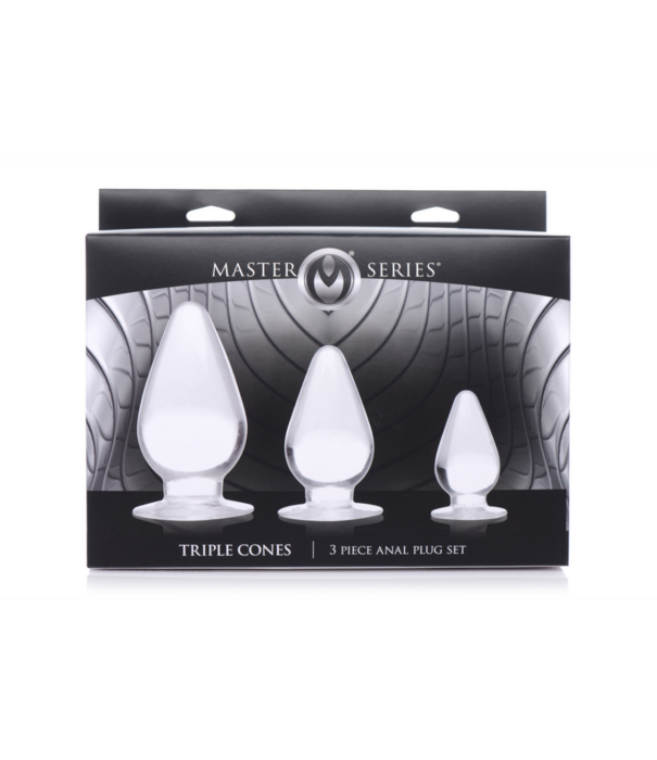 Triple Cones - Anale Plug Set - 3 Stukken