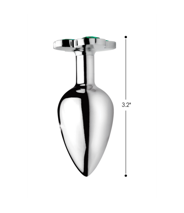 Lucky Clover Gem - Butt Plug - Medium Geluksklaver edelsteen - Butt Plug - Medium