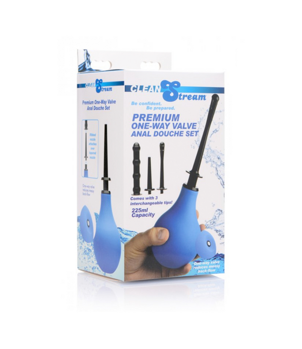 Premium One Way Valve Anale Douche Set