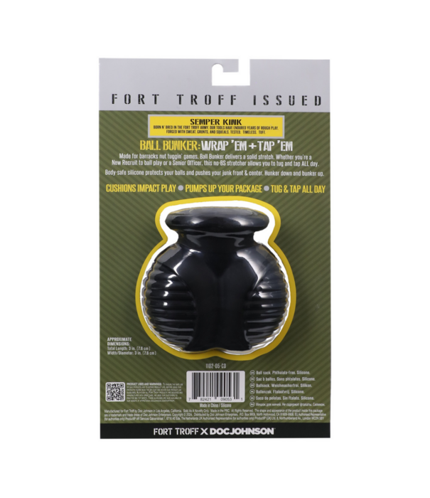 Doc Johnson Ball Bunker - Zwart