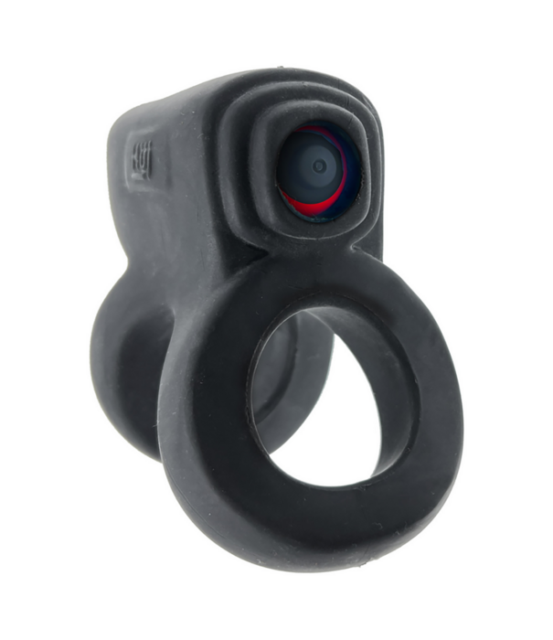 Hunkyjunk Revhammer - Shaft Vibe Ring - Tar Ice / Rood